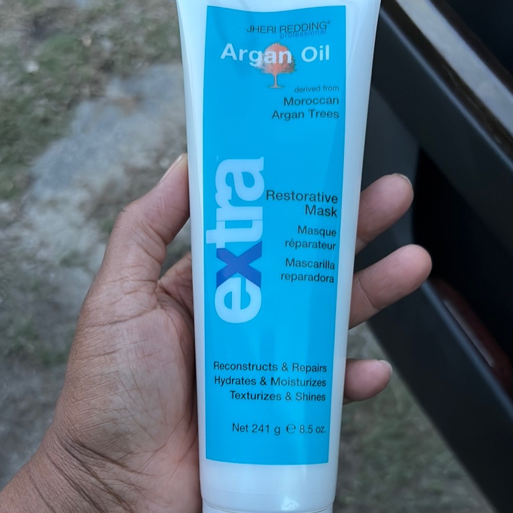 Argan Oil Restorative Mask - Blue never been opened